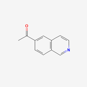1-(6-Isoquinolinyl)ethanone Structure