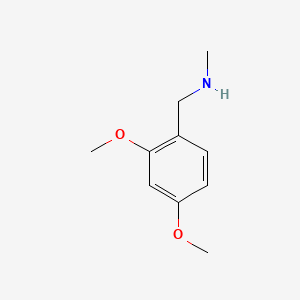 [(2,4-dimethoxyphenyl)methyl](methyl)amine Structure