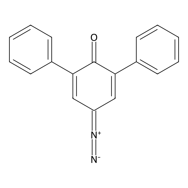 2,5-Cyclohexadiene-1,4-dione, 2,6-diphenyl-, 4-one (ACI)