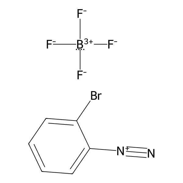 Benzenediazonium, 2-bromo-, tetrafluoroborate(1-) (1:1) (ACI) Structure
