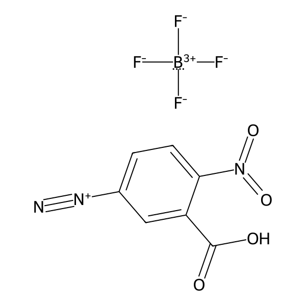 Benzenediazonium, 3-carboxy-4-nitro-, tetrafluoroborate(1-) (1:1) (ACI) Structure