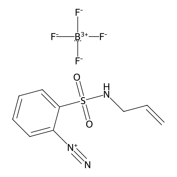 Benzenediazonium, 2-[(2-propen-1-ylamino)sulfonyl]-, tetrafluoroborate(1-) (1:1) (ACI) Structure
