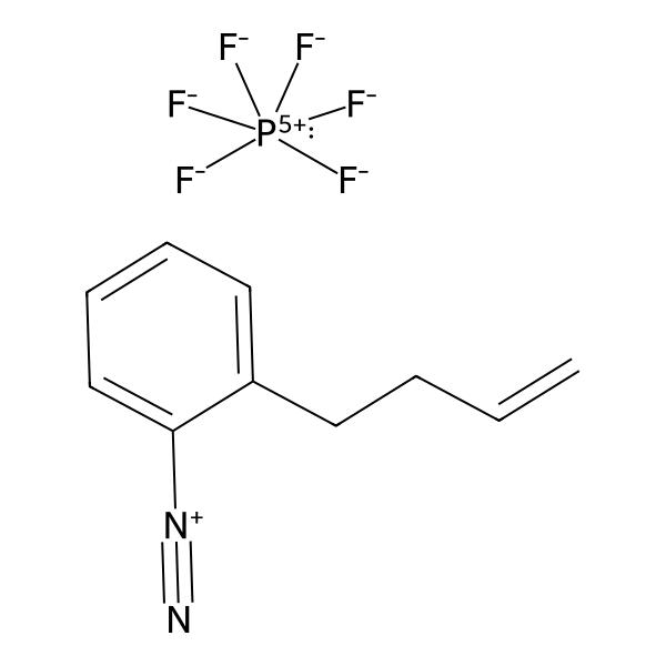 Benzenediazonium, 2-(3-buten-1-yl)-, hexafluorophosphate(1-) (1:1) (ACI) Structure