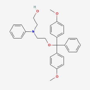 (DMTr-N-phenyldiethanolamine) Structure