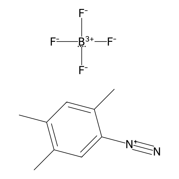 Benzenediazonium, 2,4,5-trimethyl-, tetrafluoroborate(1-) (1:1) (ACI) Structure