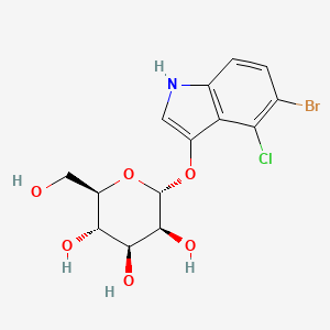 (5-BROMO-4-CHLORO-3-INDOLYL)-A-D-MANNOSE Structure