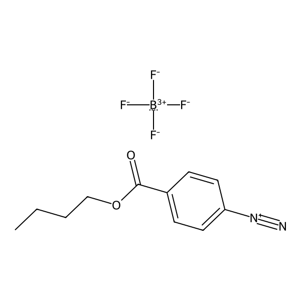Benzenediazonium, 4-(butoxycarbonyl)-, tetrafluoroborate(1-) (1:1) (ACI) Structure