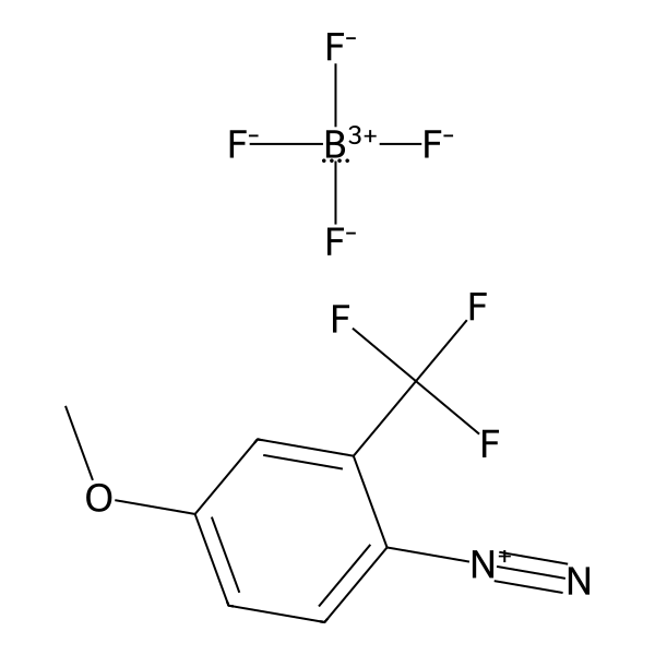 Benzenediazonium, 4-methoxy-2-(trifluoromethyl)-, tetrafluoroborate(1-) (1:1) (ACI) Structure