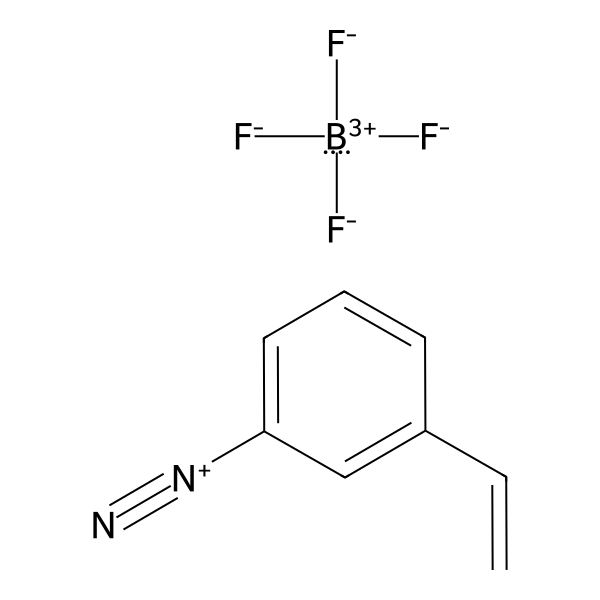 Benzenediazonium, 3-ethenyl-, tetrafluoroborate(1-) (1:1) (ACI) Structure