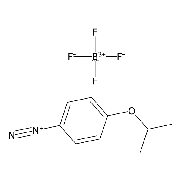 Benzenediazonium, 4-(1-methylethoxy)-, tetrafluoroborate(1-) (1:1) (ACI) Structure