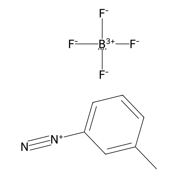 Benzenediazonium, 3-methyl-, tetrafluoroborate(1-) (1:1) (ACI) Structure