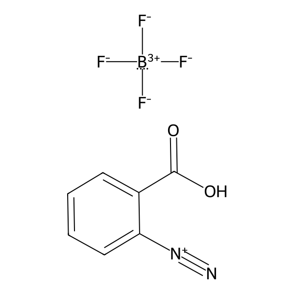 Benzenediazonium, 2-carboxy-, tetrafluoroborate(1-) (1:1) (ACI) Structure