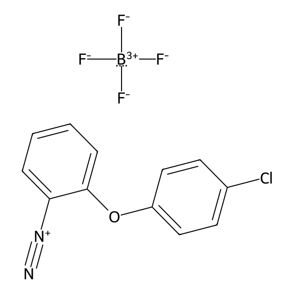 Benzenediazonium, 2-(4-chlorophenoxy)-, tetrafluoroborate(1-) (1:1) (ACI) Structure