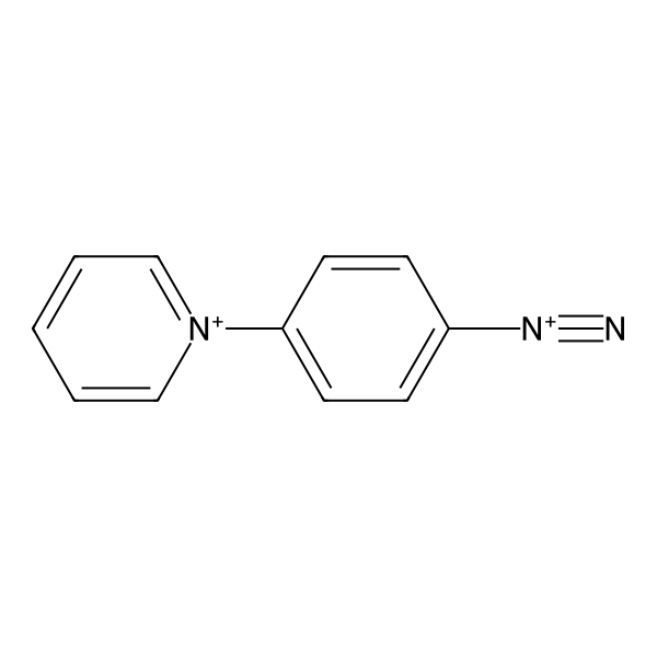 1-(4-Hydrazyniumylphenyl)pyridinium (ACI) Structure
