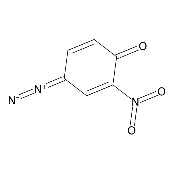 2,5-Cyclohexadiene-1,4-dione, 2-nitro-, 4-one (ACI) Structure