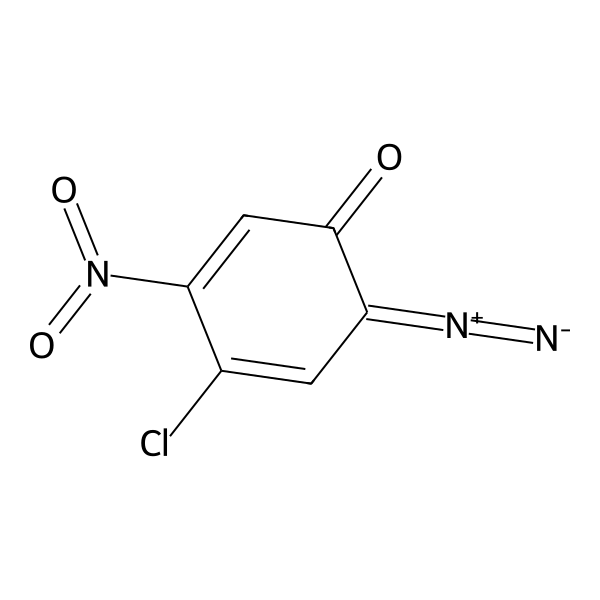 3,5-Cyclohexadiene-1,2-dione, 5-chloro-4-nitro-, 1-one (ACI) Structure