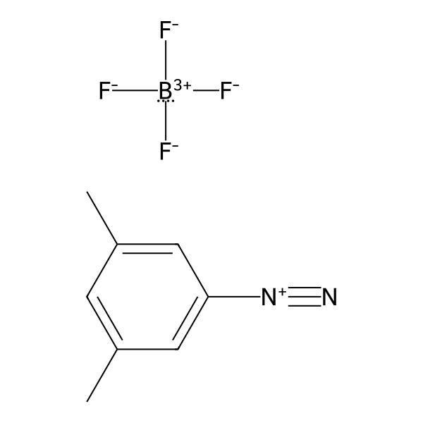 Benzenediazonium, 3,5-dimethyl-, tetrafluoroborate(1-) (1:1) (ACI) Structure