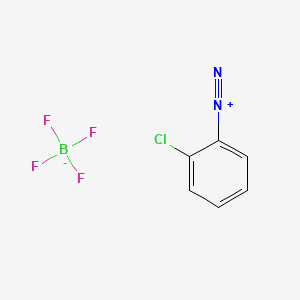 Benzenediazonium, 2-chloro-, tetrafluoroborate(1-) (1:1) (ACI) Structure
