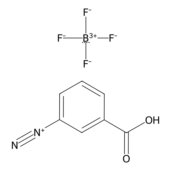 Benzenediazonium, 3-carboxy-, tetrafluoroborate(1-) (1:1) (ACI) Structure
