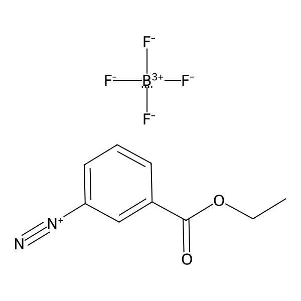 Benzenediazonium, 3-(ethoxycarbonyl)-, tetrafluoroborate(1-) (1:1) (ACI) Structure