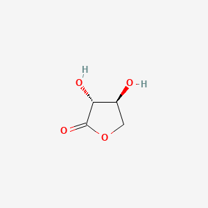 (3R,4S)-Dihydro-3,4-dihydroxy-2(3H)-furanone Structure