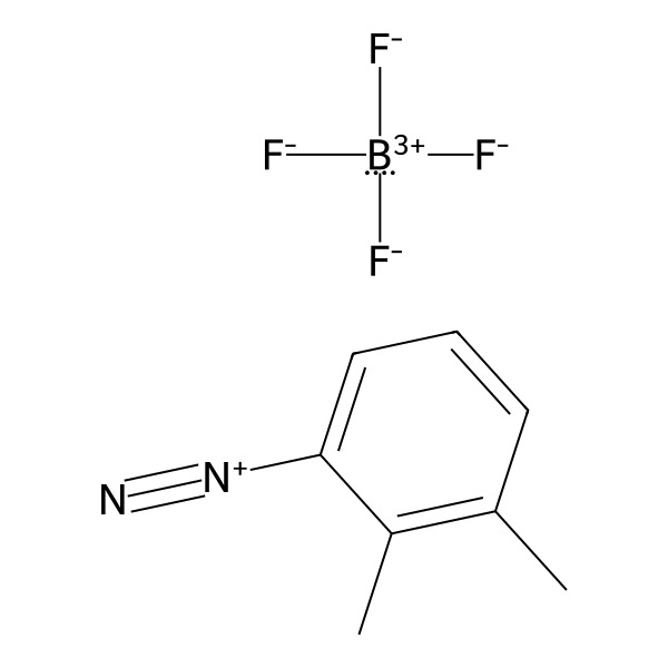 Benzenediazonium, 2,3-dimethyl-, tetrafluoroborate(1-) (1:1) (ACI) Structure