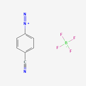 4-Cyanobenzenediazonium tetrafluoroborate Structure