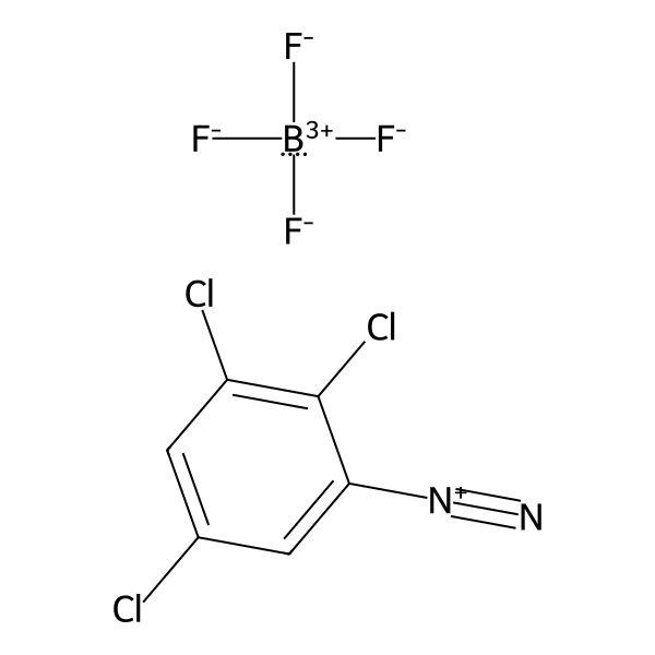 Benzenediazonium, 2,3,5-trichloro-, tetrafluoroborate(1-) (1:1) (ACI) Structure