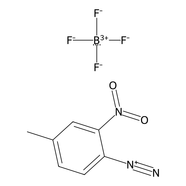 Benzenediazonium, 4-methyl-2-nitro-, tetrafluoroborate(1-) (1:1) (ACI) Structure