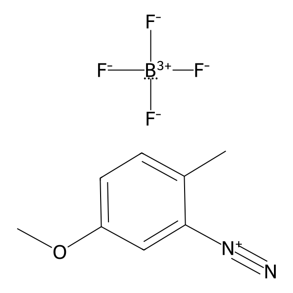 Benzenediazonium, 5-methoxy-2-methyl-, tetrafluoroborate(1-) (1:1) (ACI) Structure