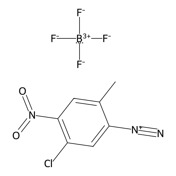 Benzenediazonium, 5-chloro-2-methyl-4-nitro-, tetrafluoroborate(1-) (1:1) (ACI) Structure