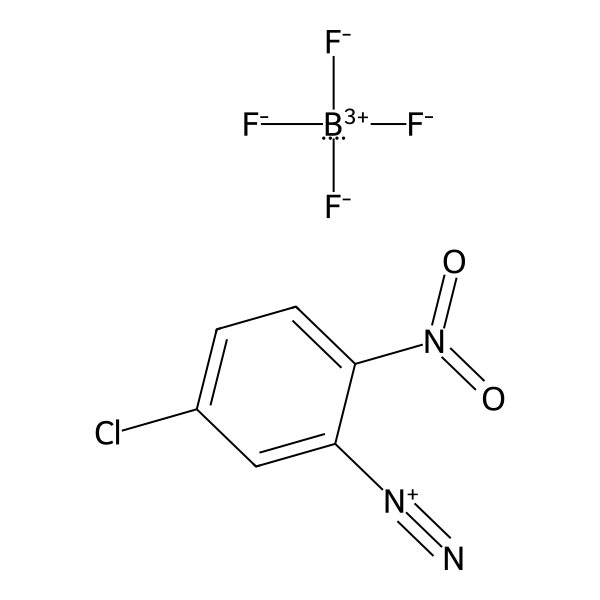 Benzenediazonium, 5-chloro-2-nitro-, tetrafluoroborate(1-) (1:1) (ACI) Structure