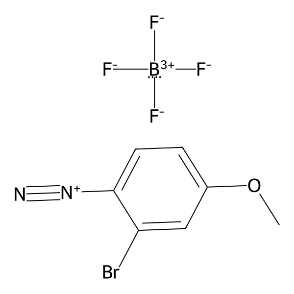 Benzenediazonium, 2-bromo-4-methoxy-, tetrafluoroborate(1-) (1:1) (ACI) Structure