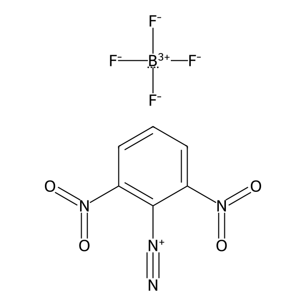 Benzenediazonium, 2,6-dinitro-, tetrafluoroborate(1-) (1:1) (ACI) Structure