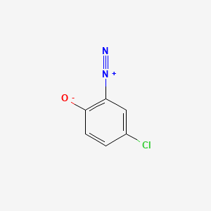 3,5-Cyclohexadiene-1,2-dione, 4-chloro-, 2-one (ACI) Structure