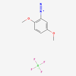 Benzenediazonium, 2,5-dimethoxy-, tetrafluoroborate(1-) (1:1) (ACI) Structure