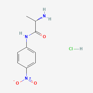 H-ALA-PNA HCL Structure