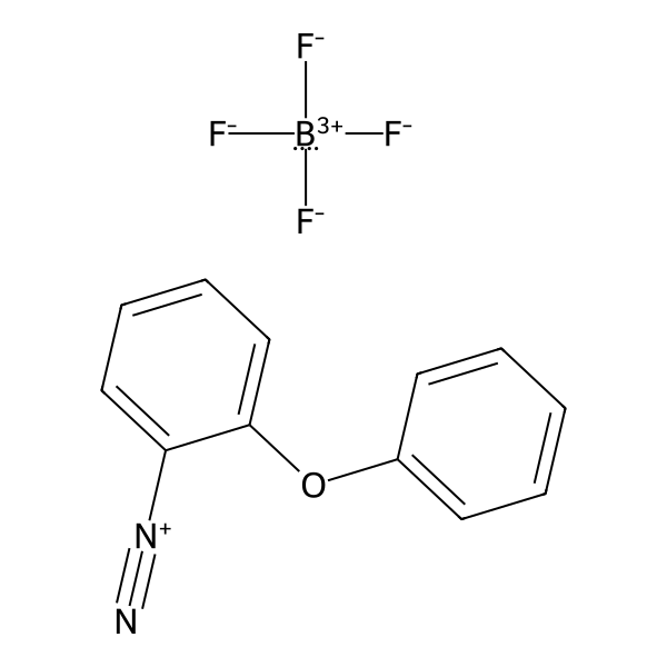 Benzenediazonium, 2-phenoxy-, tetrafluoroborate(1-) (1:1) (ACI) Structure