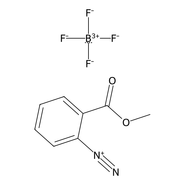 Benzenediazonium, 2-(methoxycarbonyl)-, tetrafluoroborate(1-) (1:1) (ACI) Structure