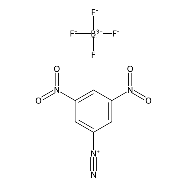 Benzenediazonium, 3,5-dinitro-, tetrafluoroborate(1-) (1:1) (ACI) Structure