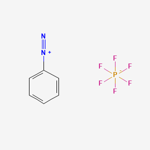 Benzenediazonium, hexafluorophosphate(1-) (1:1) (ACI) Structure