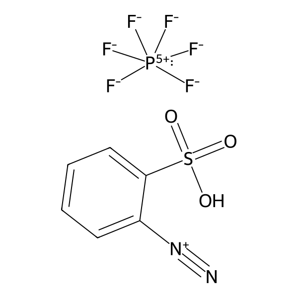 Benzenediazonium, 2-sulfo-, hexafluorophosphate(1-) (1:1) (ACI) Structure
