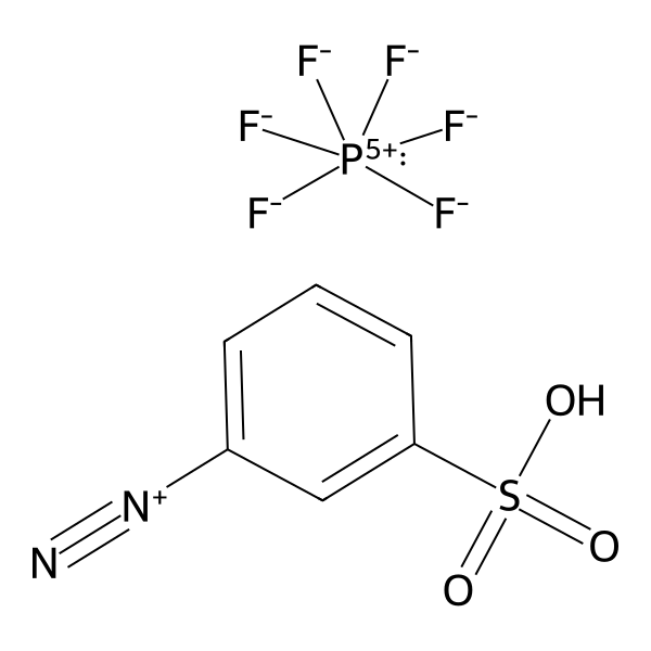 Benzenediazonium, 3-sulfo-, hexafluorophosphate(1-) (1:1) (ACI) Structure