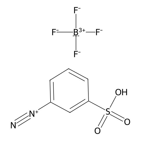 Benzenediazonium, 3-sulfo-, tetrafluoroborate(1-) (1:1) (ACI) Structure
