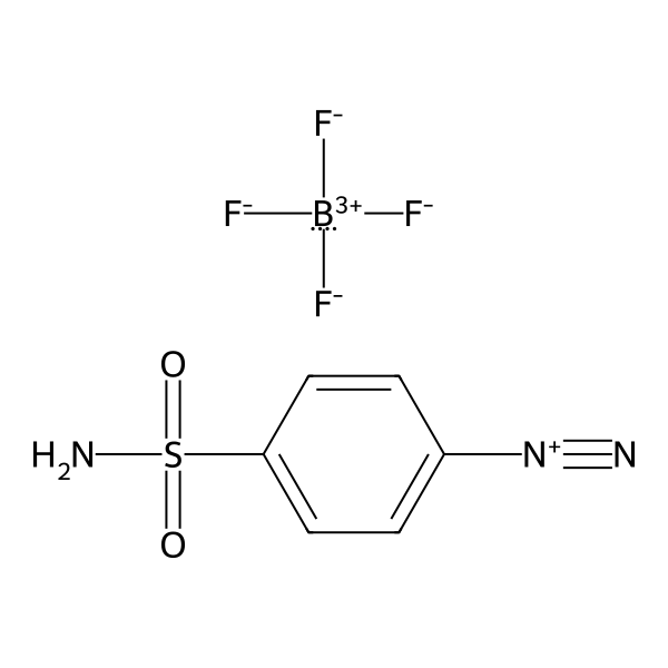 Benzenediazonium, 4-(aminosulfonyl)-, tetrafluoroborate(1-) (1:1) (ACI) Structure