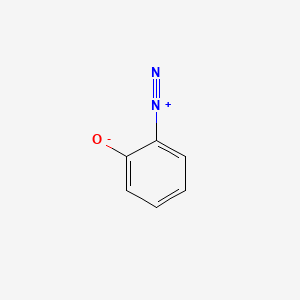 3,5-Cyclohexadiene-1,2-dione, 1-one (ACI) Structure