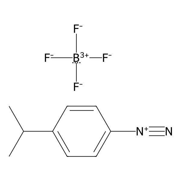 Benzenediazonium, 4-(1-methylethyl)-, tetrafluoroborate(1-) (1:1) (ACI) Structure