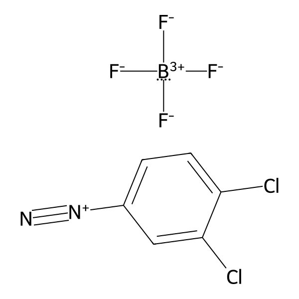 Benzenediazonium, 3,4-dichloro-, tetrafluoroborate(1-) (1:1) (ACI) Structure