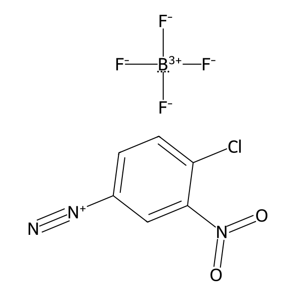 Benzenediazonium, 4-chloro-3-nitro-, tetrafluoroborate(1-) (1:1) (ACI) Structure