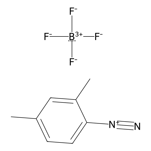 Benzenediazonium, 2,4-dimethyl-, tetrafluoroborate(1-) (1:1) (ACI) Structure